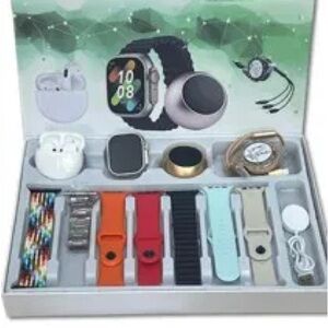 Smartwatch and Accessories Set - Multi-Color